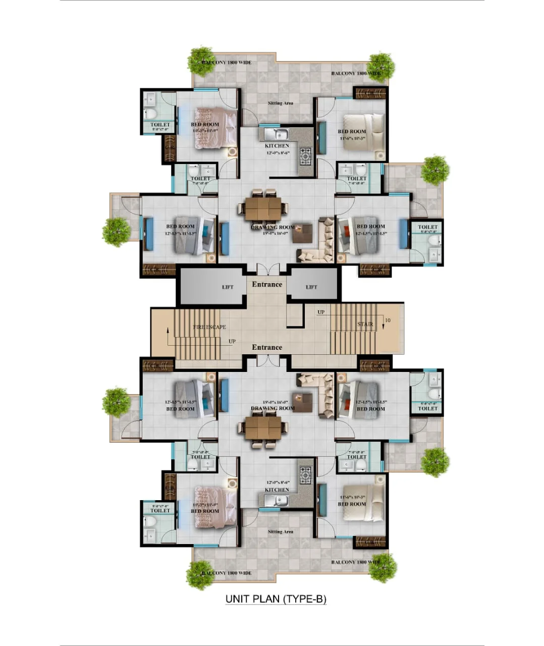 Adore Legend Floor plan